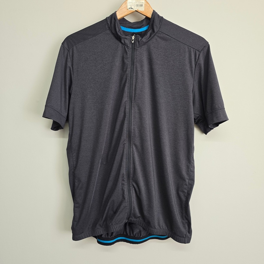 Specialized RBX‎ Comp Cycling Jersey Mens XL Gray Full Zip Short Sleeve Athletic